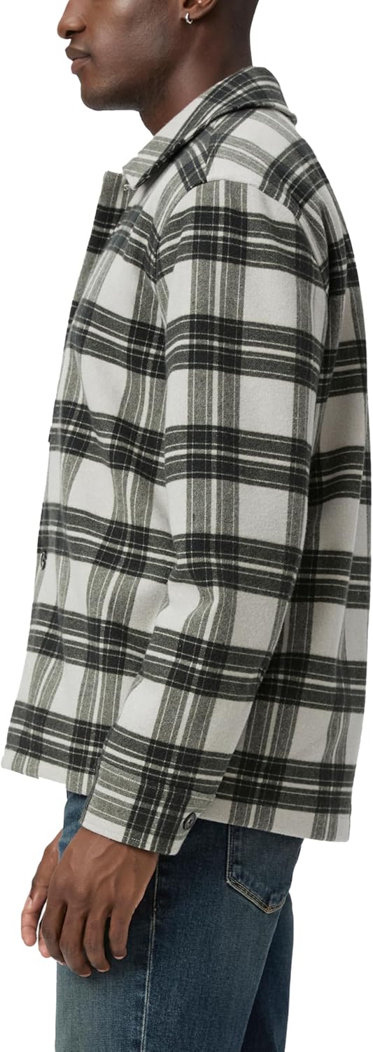 PAIGE mens Rangel Plaid Fleece Lined Jacket - Image 3