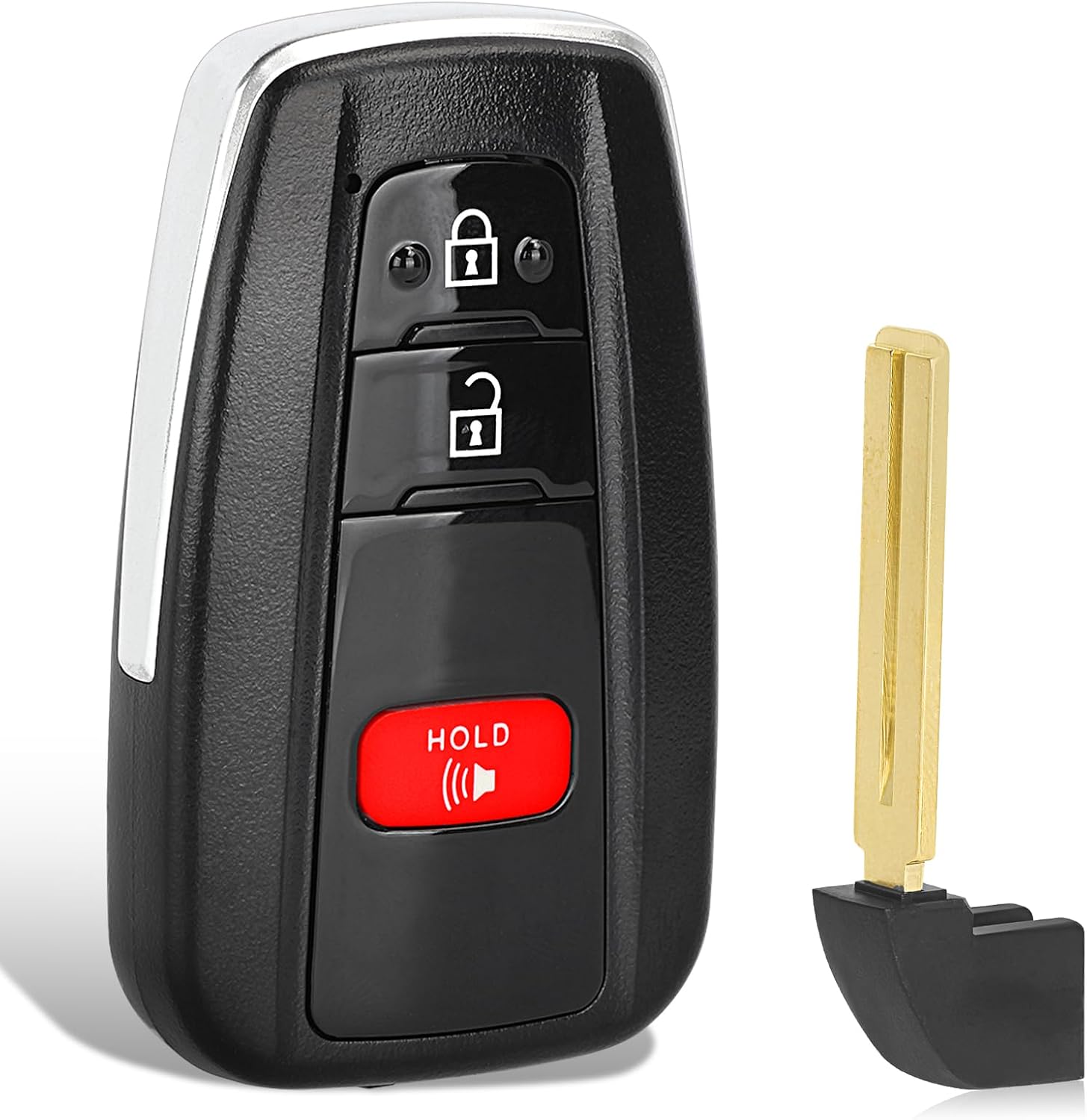 Keyecu Replacement Smart Remote Car Key Fob for Toyota Prius 2016-2022 HYQ14FBC 231451-0351 89904-47530 314.3MHz 3Buttons