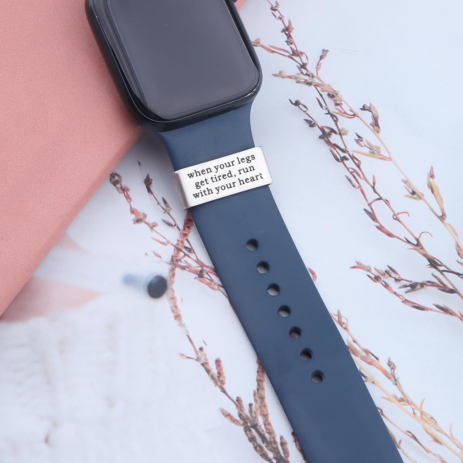 When Your Legs Get Tired Watch Band Charm Running Lovers Gift Runner Gift image 5