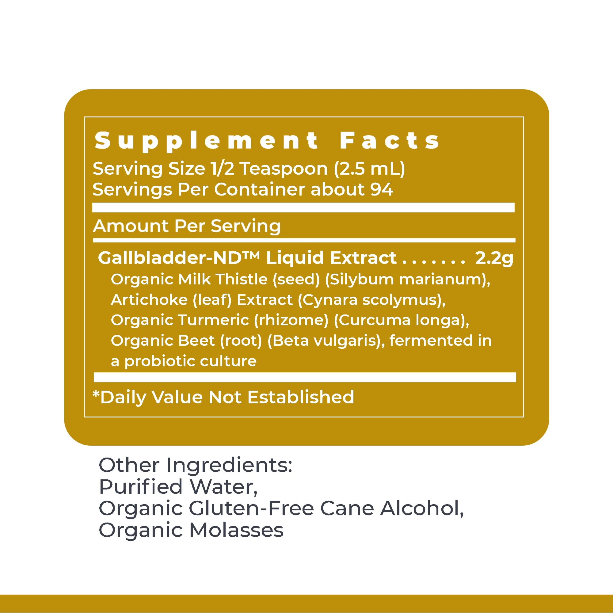 Premier Research Labs Fermented Gallbladder-ND - Turmeric - 8 Fl Oz Bottle — Amazon image 6