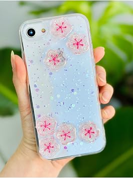 Go Aksesuar Iphone 7-8 - SE 2020 - SE 2022 ile Uyumlu Sakura 3d Oyuncak Fig rl  Tasar m K l f