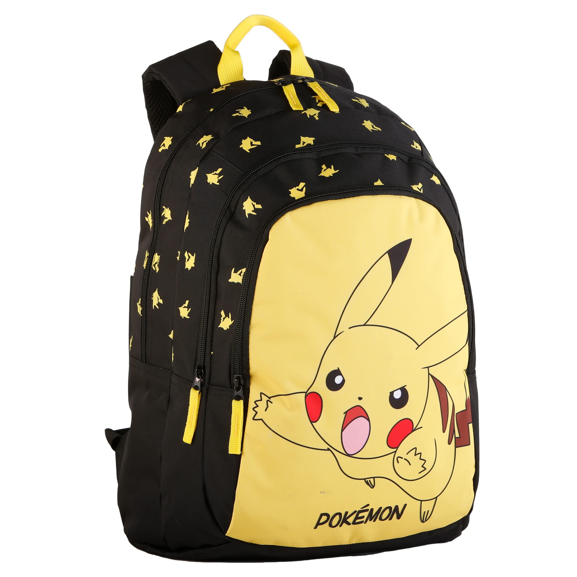 Pokémon POKEMON Mochila Escolar Pikachu, Unisex niños, Multicolor, Grande