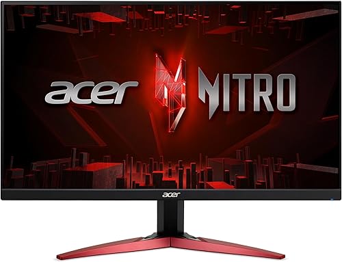 Acer Nitro - Monitor de juegos Full HD 1920x1080 de 23.8 pulgadas  AMD FreeSync  Actualización de hasta 100 Hz  1 ms (VRB)  99% sRGB  Dos altavoces disponible en Yaxa Venezuela