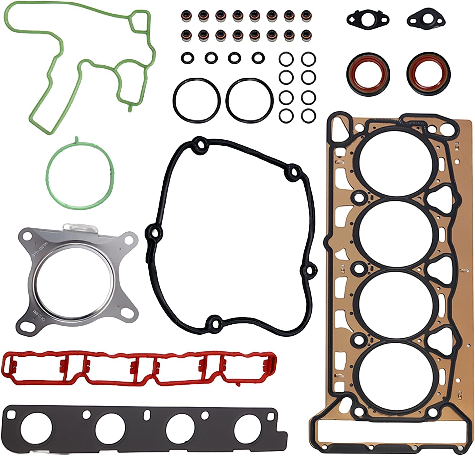 Head Gasket Set MLS Cylinder Engine Replacement kit HS26455PT for Audi A3, A4, A5, A6 TT Quattro Q5, for Volkswagen Beetle CC Eos GTI Jetta Passat Tiguan, 2008-2015 2.0L L4 DOHC Turbo