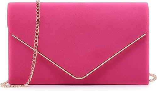 Vista 15 de Bolsos de mano Dasein para mujer, de ante sintética, para noche, formales para fiestas, bodas, cócteles, graduación