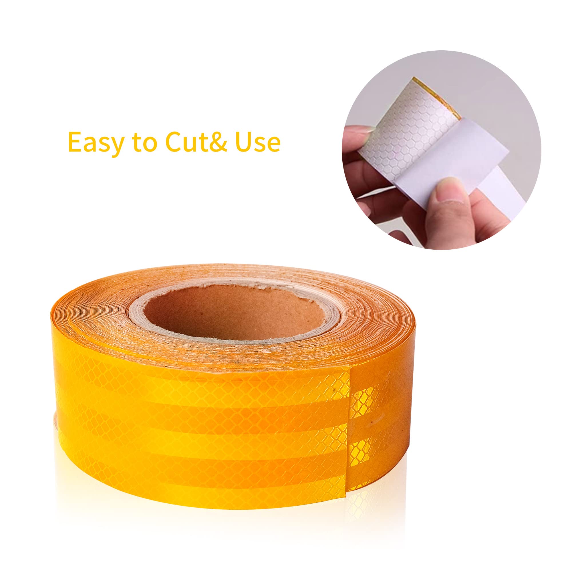 Buy WeeGoo Reflective Tape, 25M*5cm Reflector Tape Waterproof, High - View #8