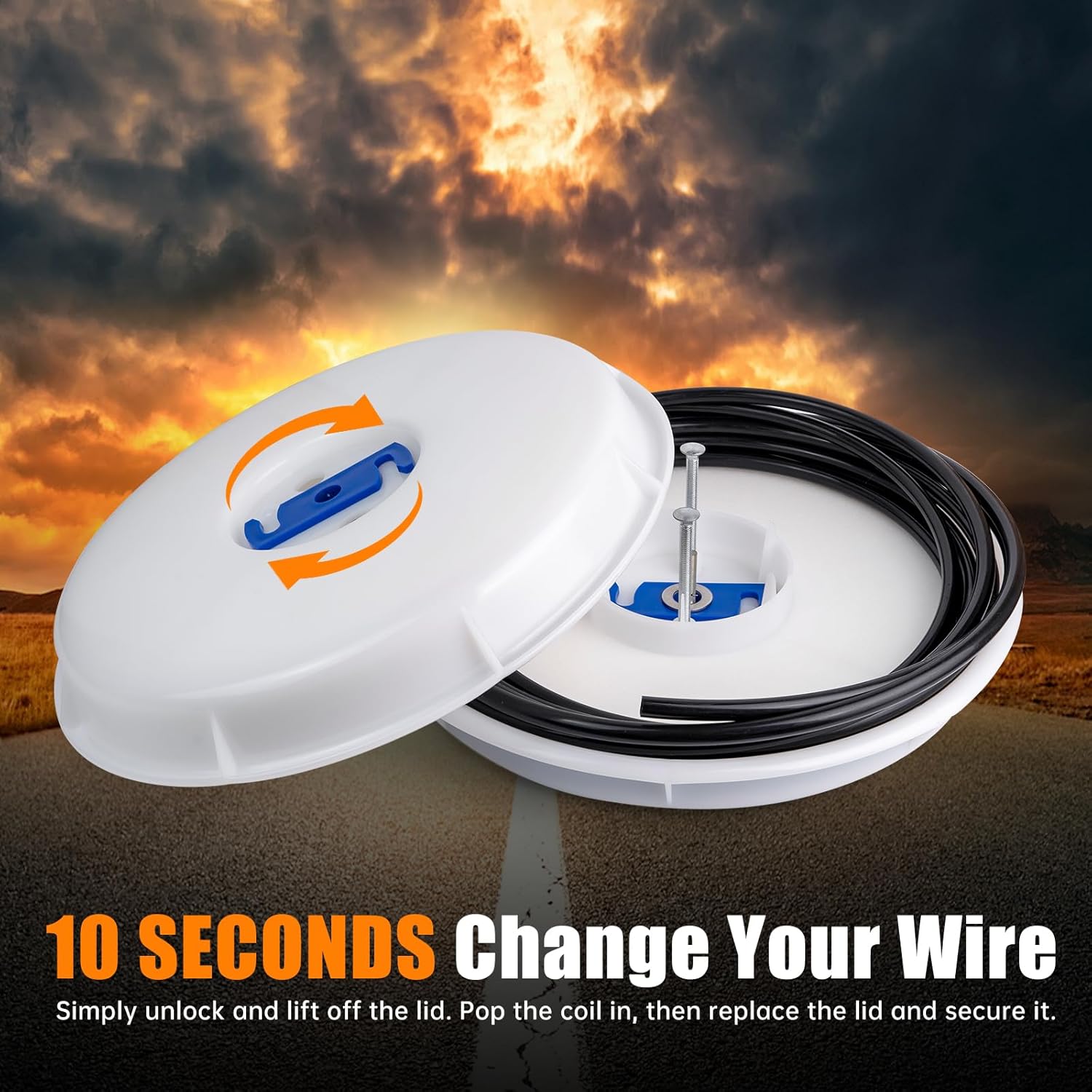 Wire Dispenser Wheel, Reel Wire Dispenser Kit for 250 foot rolls of Wires, Cable dispenser wheel for Electricians & Contractor, Durable, Light Weight
