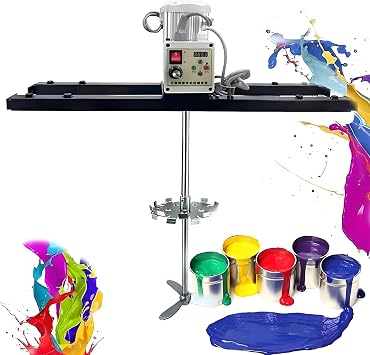 Paint Mixer,2100W Electric Tank Mixer Machine,Agitator with Support Hanger,Folding Propeller,1000L Paint Mixer,Servo Motors Mixing Machine,for Suitable for Mixing Paints and Dyes D
