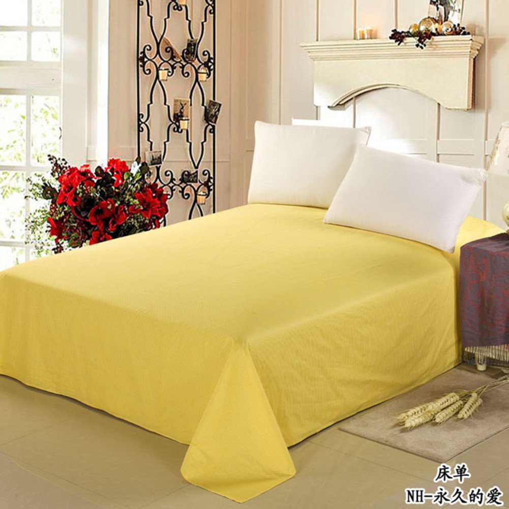 Draps en coton imprimés 160x230cm pour une chambre d'amis accueillante