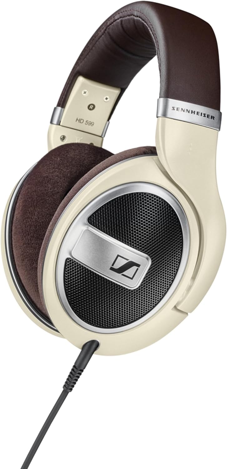 SENNHEISER HD 599 Open Back Headphone, Ivory