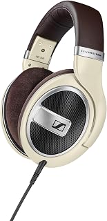 Sennheiser HD 599 Open-Back Audiophile Headphones, Ivory Premium Wired