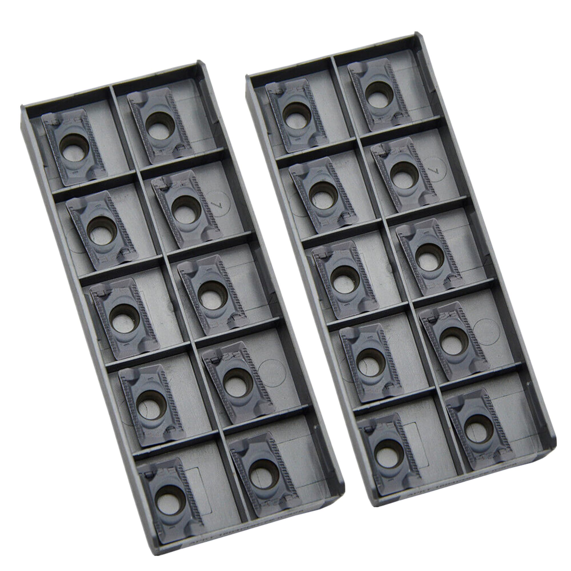 HM90 APKT1003PDR IC908 Carbide Insert Milling Cutter Blades,Pack of 20