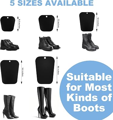 Ruisita 10 Pieces (5 Pairs) Boot Shaper Form Inserts Boots Tall Support for Women and Men