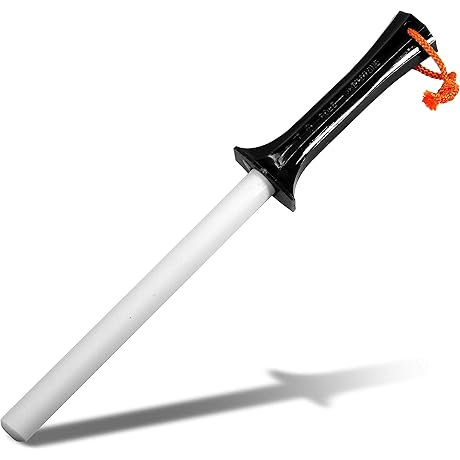 Seki Japan Professional 6 Inch Ceramic Honing Rod for Precision Kitchen Knife Sharpening