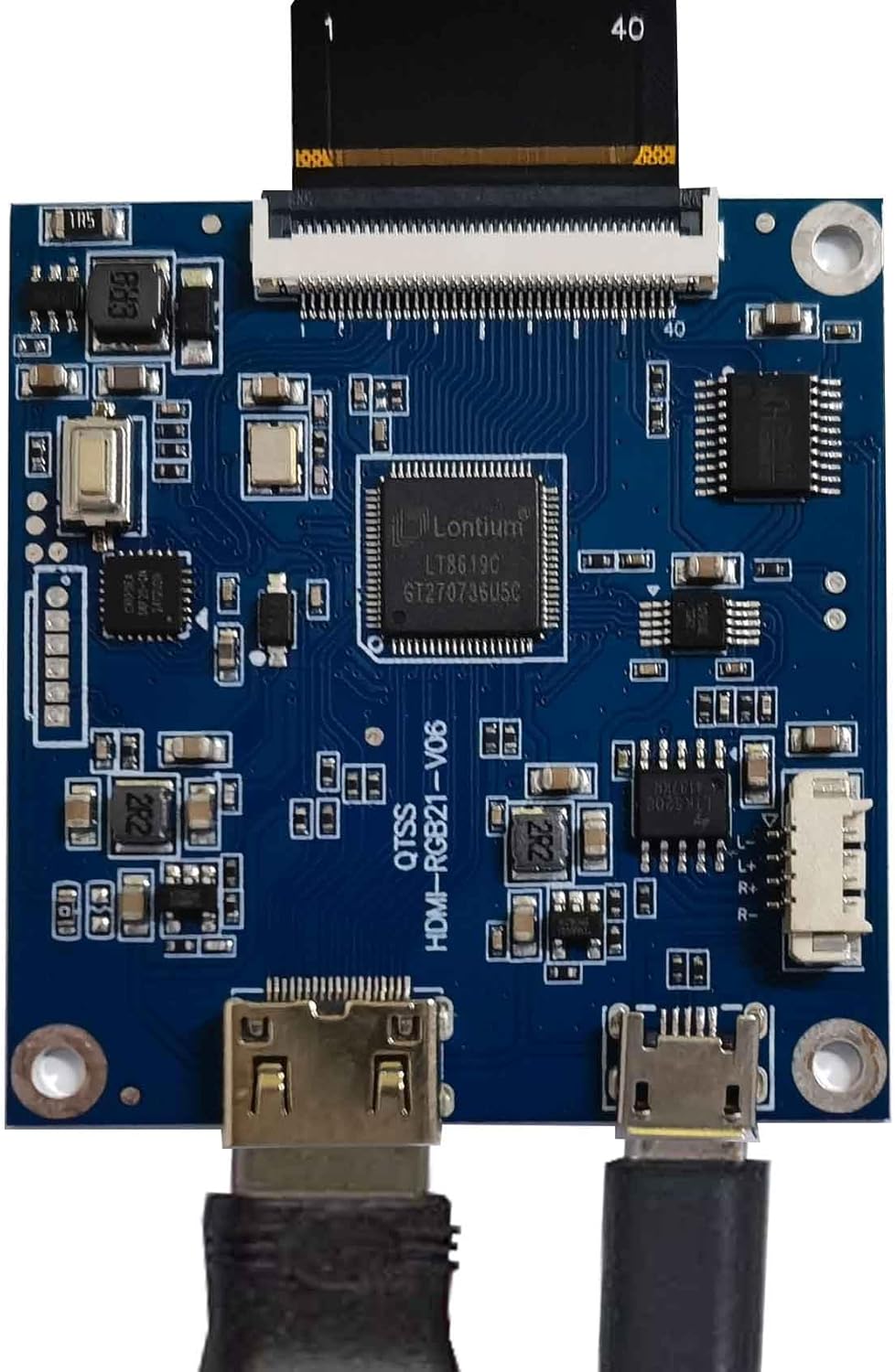 6.2" 6.2 in 360x960 430 nits IPS MIPI LCD Square Screen Panel and Controller Board 40 pins