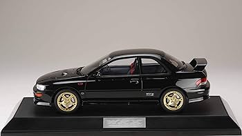 スバル インプレッサ WRX STI 1/18 ブラック Amazon | Hobby JAPAN 1/18 スバルインプレッサ WRX タイプR STi