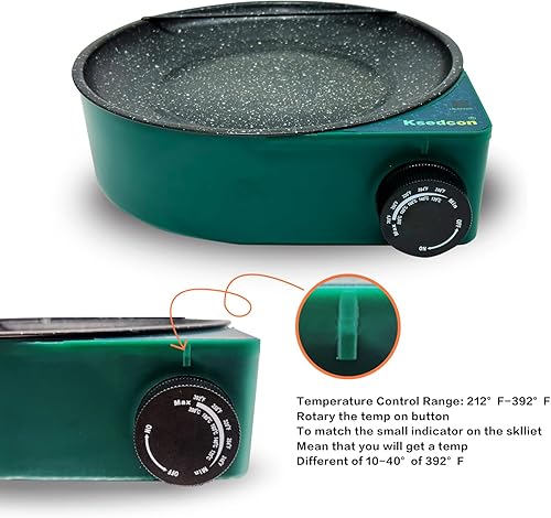 Miniatura 3 de Olla eléctrica de pegamento caliente, olla de fusión de pegamento caliente de 19.6 fl oz para crafiting con control de temperatura 212°F-392°F,