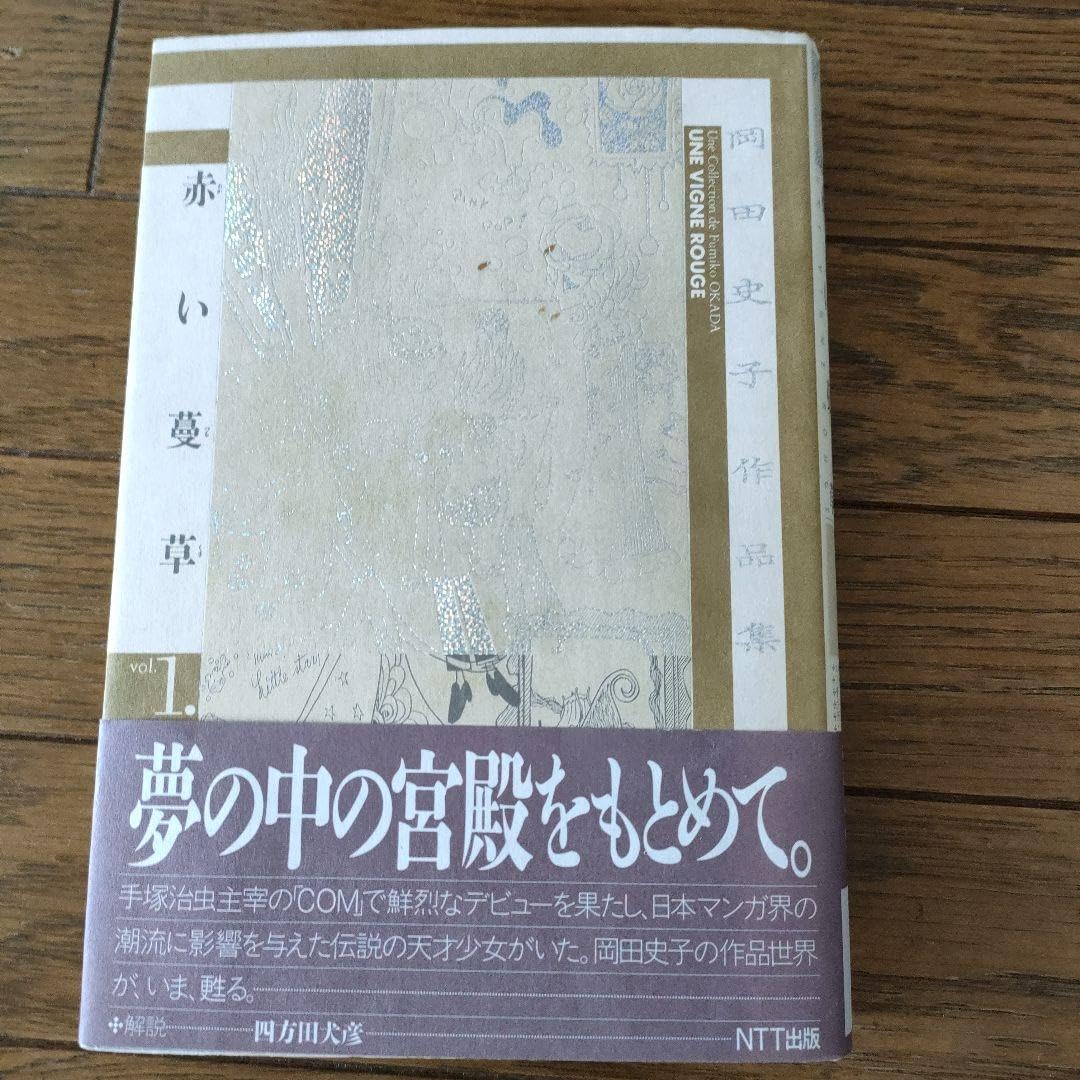 【漫画史の貴重な1ページ】岡田史子作品集「赤い蔓草」「ほんのすこしの水」 岡田史子 作品集 1 赤い蔓草 2 ほんのすこしの水 初版 NTT出版