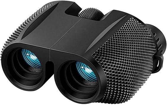 10X Mini Binoculars, Folding Waterproof Binocular Telescope,Lightweight, Compact,with Multilayer Coated Lenses, High Power Magnification,for Bird Watching