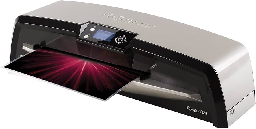 Image of Fellowes Voyager A3 product page from Amazon website