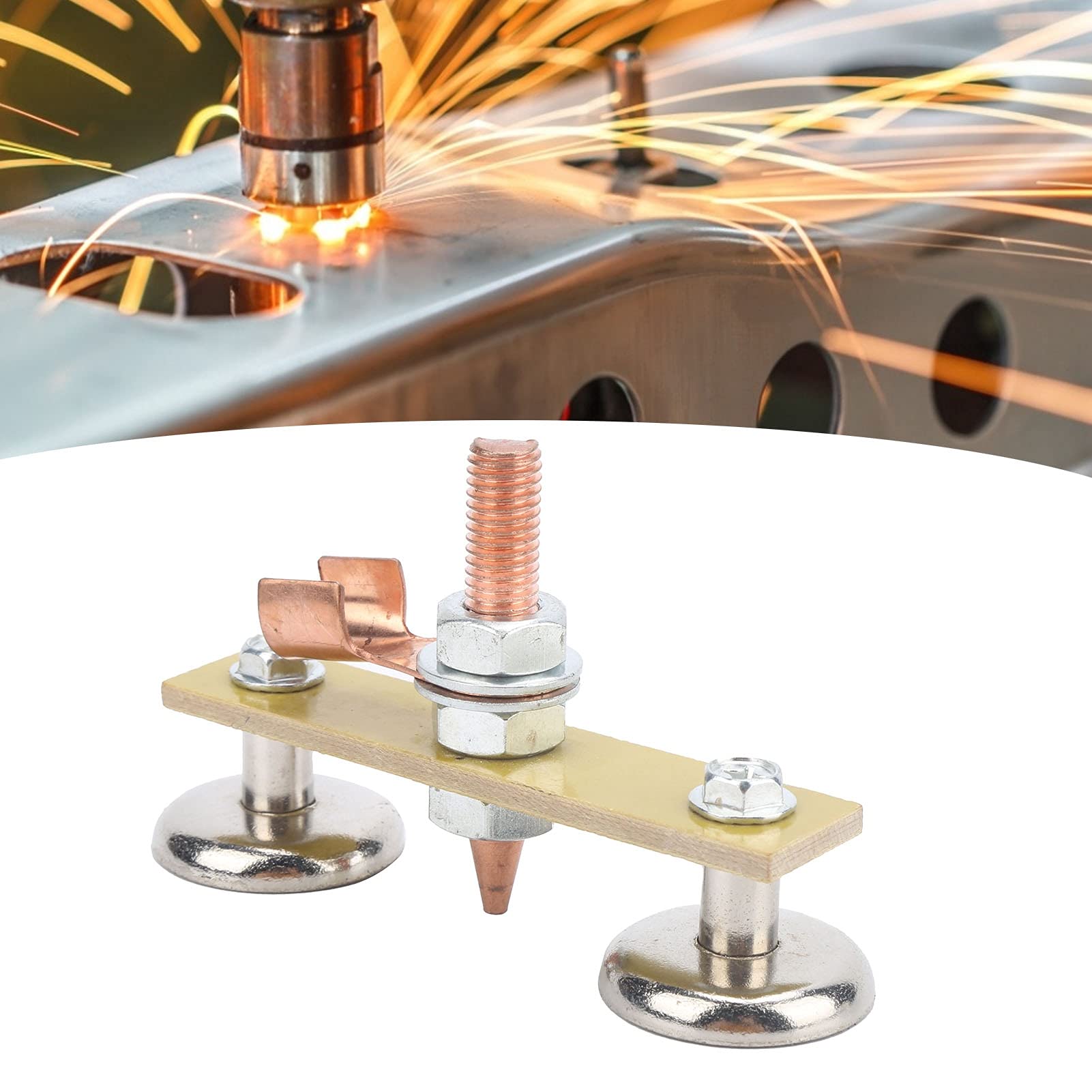 Testina magnetica per saldatura con magnete Ventosa Spotter Pannello isolante in ferro Saldatore Utensile elettrico Durata e stabilità Strumenti di spotter per materiali di