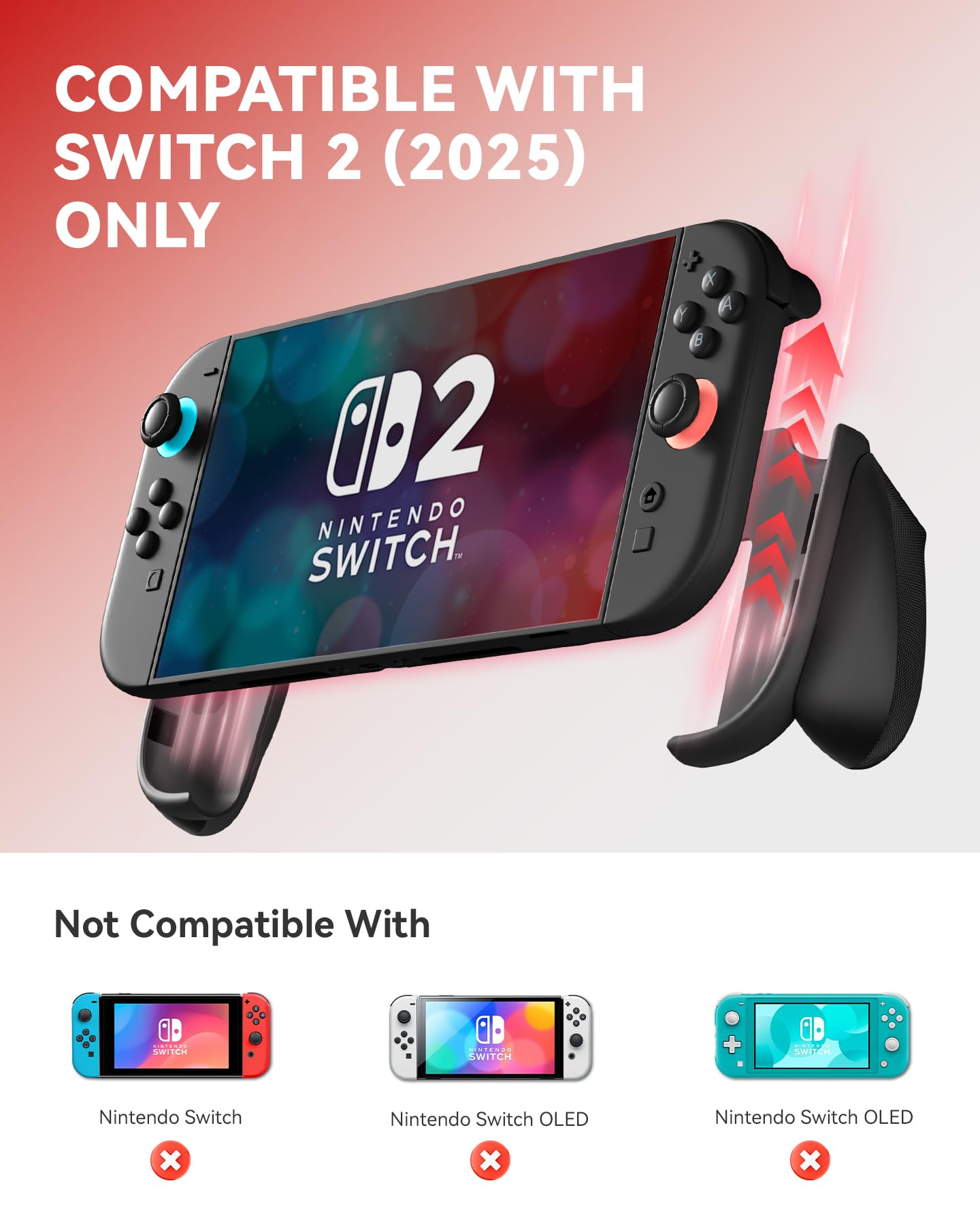 Amazon.com: AIMZENIX Ergonomic Silicone Grip for Nintendo Switch 2