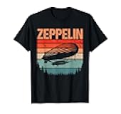 Retro Vintage Zeppelin Airship Aviation Blimp Men Women Kids T-Shirt
