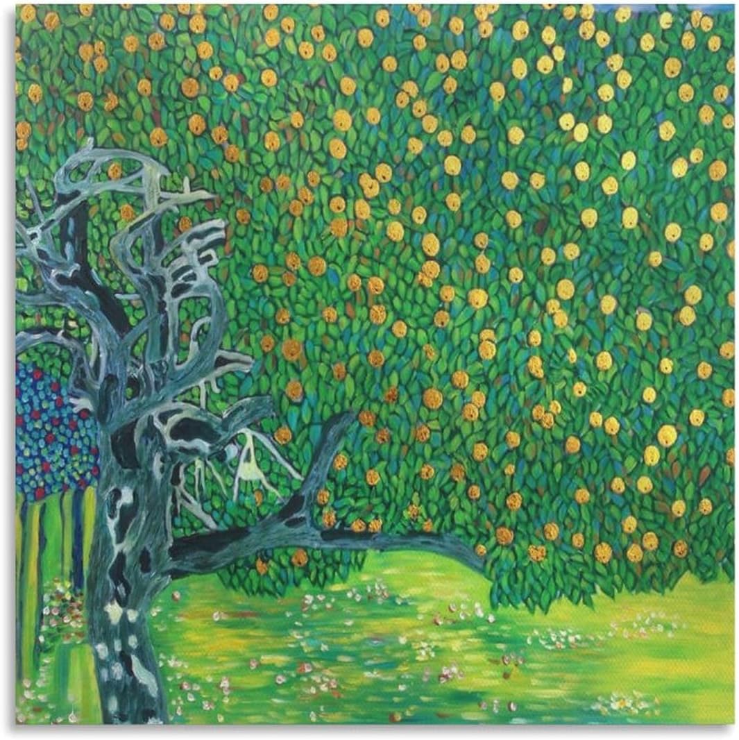 Amazon.co.jp: グスタフ・クリムトの黄金のリンゴの木 ポスターと印刷