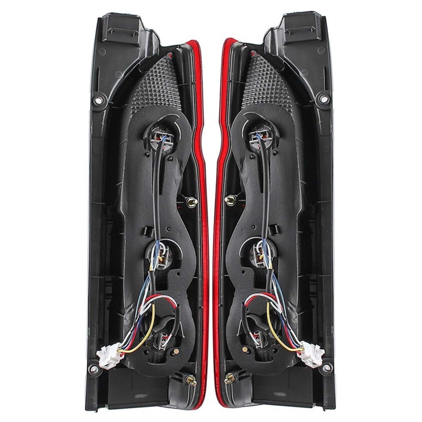 fanale posteriore dell'auto Accessori auto Sinistra Destra Fanale posteriore per Lampada freno per luce di segnalazione per Toyota Per Hiace per pendolari 2005-2019(Left)