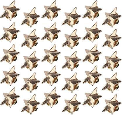 30 Pieces Gold Star Lapel Pin