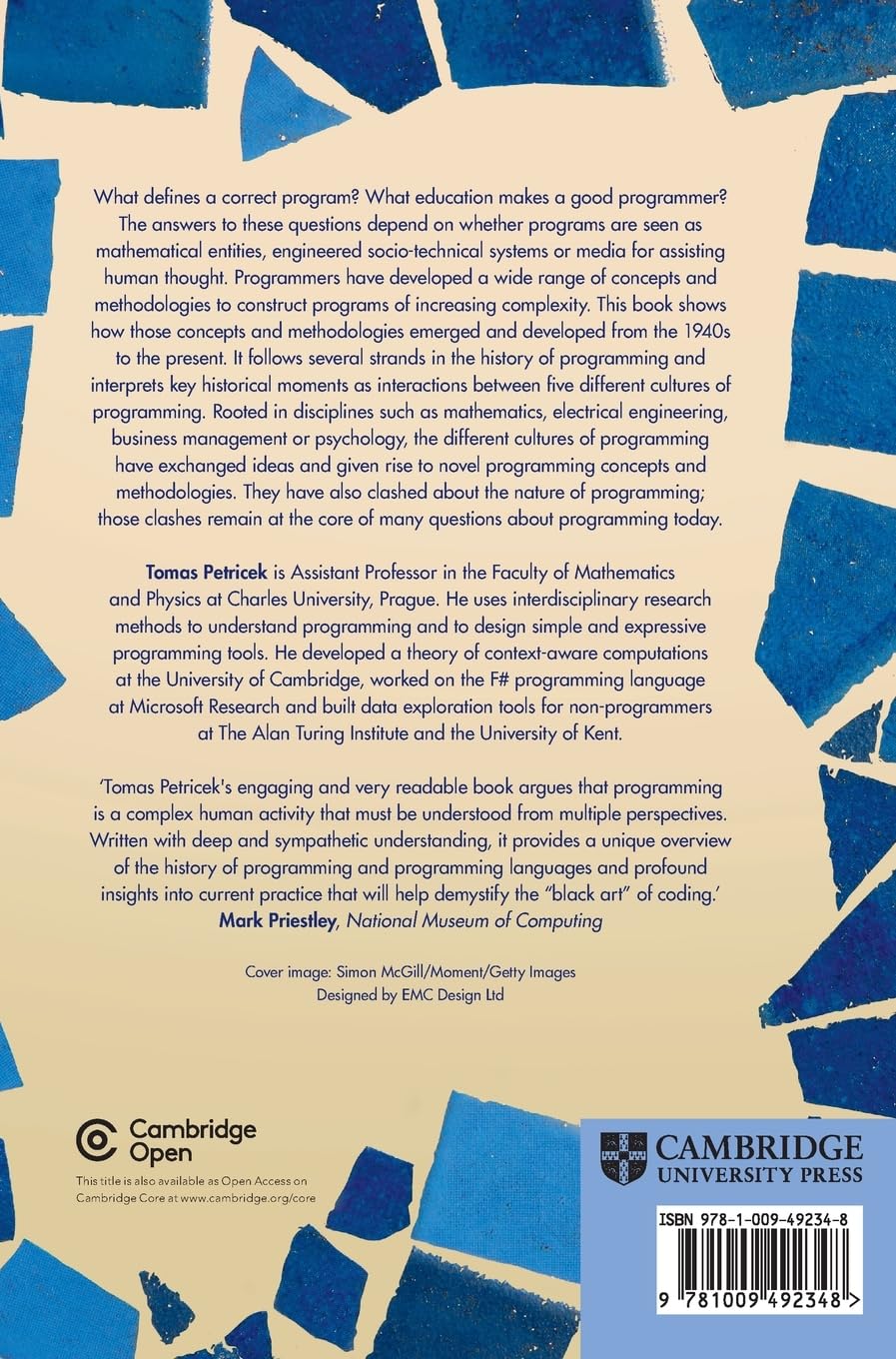 Cultures of Programming: The Development of Programming Concepts and Methodologies