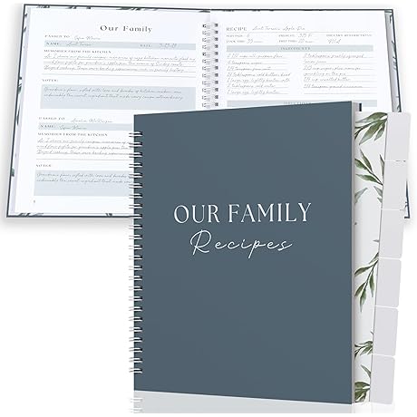 Recipe Book To Write In Your Own Recipes