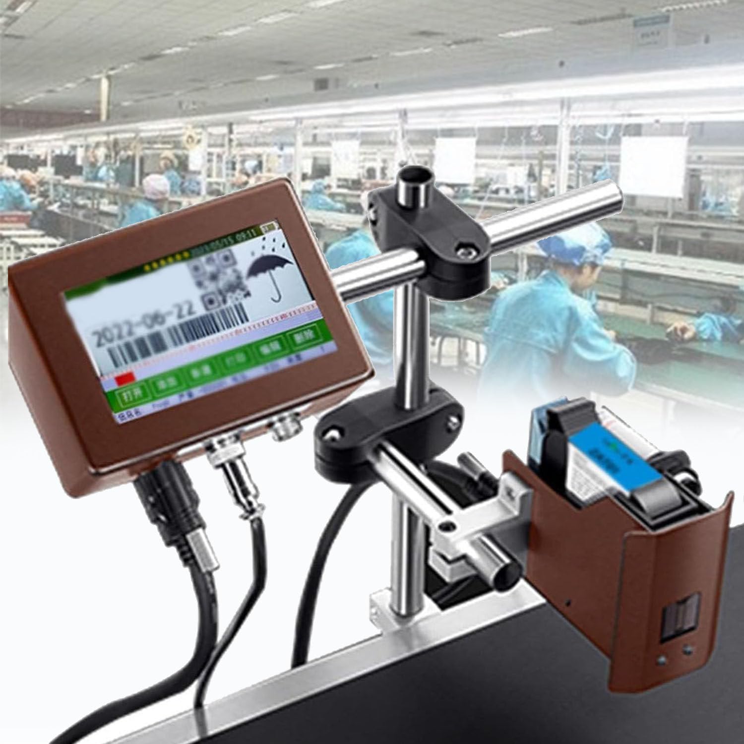 Imprimante à jet d'encre thermique automatique pour stopper les erreurs de marquage