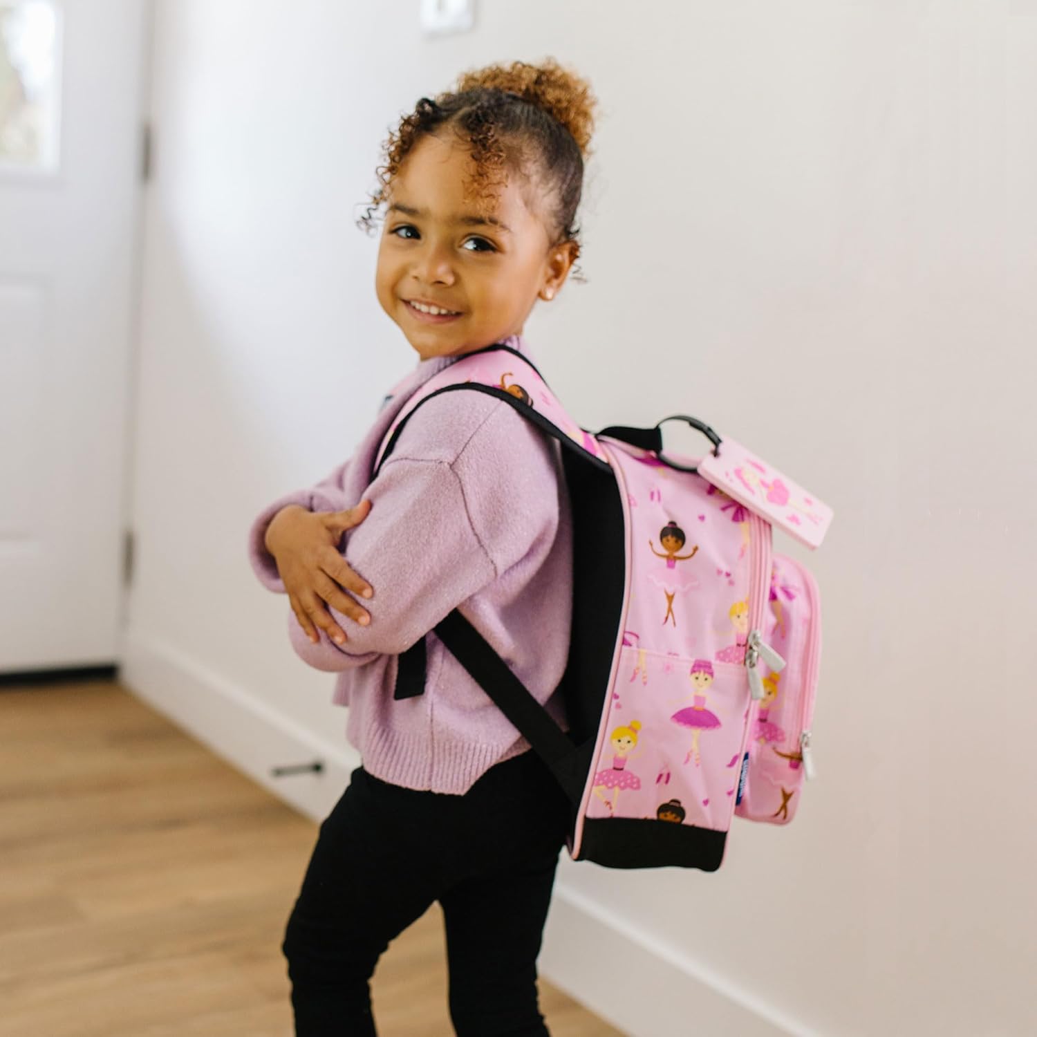 Wildkin 12-inch Kids Backpack – Padded, Adjustable, Ideal for Daycare & Travel - Ballerina - Image 2