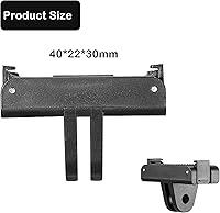 Vista 2 de PCTC 2 adaptadores magnéticos compatibles con DJI Osmo 360/Osmo Action 5 Pro 4/3 Adaptador de liberación rápida – Accesorios DJI, trípode acoplable