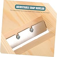Vista 4 de TEHAUX Juego de herramientas de corte de jabón, cortador de jabón de mano, alambre de queso, rallador de trufa, cortador de mantequilla de mano