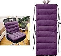 Vista 15 de ELFJOY Cojín para Silla de Oficina 100cm Cojín para Silla de Escritorio Cojín de Asiento con Soporte Lumbar Cojín para Silla de Descanso con Banda