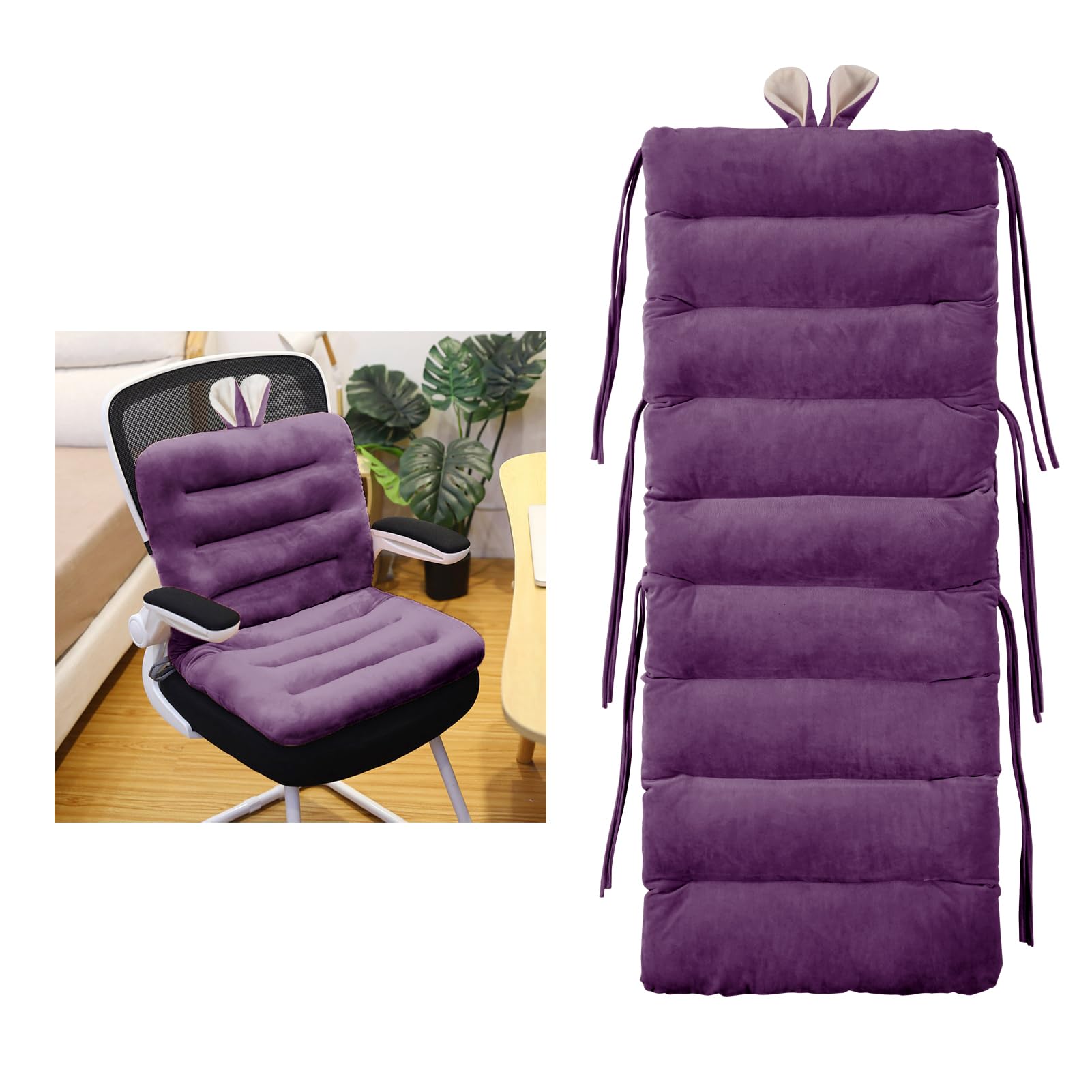 ELFJOY Pink Desk Chair Cushion - Comfort & Support -16