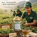 Sancha Tea Boutique, Peppermint Green Tea, 100g Loose Leaves, Refreshing & Cooling Herbal Blend, Rainforest Alliance Certified gallery image