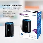 A&D Medical Multi-User Bluetooth Blood Pressure Monitor for Home Use - UA-1200CNBLE - Wide Range Cuff (8.6-16.5" / 22-42cm), Up to 6 Users. Compact Design, Rechargeable Battery and USB Charging Cable
