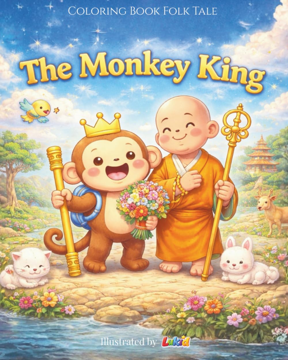 The Monkey King: Coloring Book Folk Tale