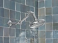 Vista 2 de Moen Brazo de ducha ajustable giratorio de 16 pulgadas, S116BG, oro cepillado