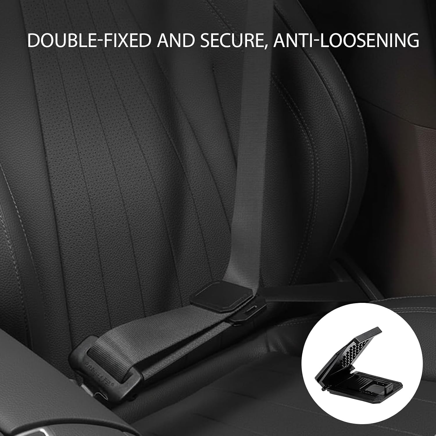 5-Pack Seat Belt Clips, Seatbelt Adjuster, Comfort Pads for Car Safety, Universal Fit for Most Vehicles, Easy Installation Clip Inserts for Shoulder Straps