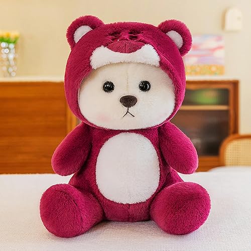 Miniatura 4 de Ryttir Peluche de oso grande de 15.7 pulgadas, 15.7 pulgadas, almohada de oso de peluche suave para niños y adultos, regalo perfecto para