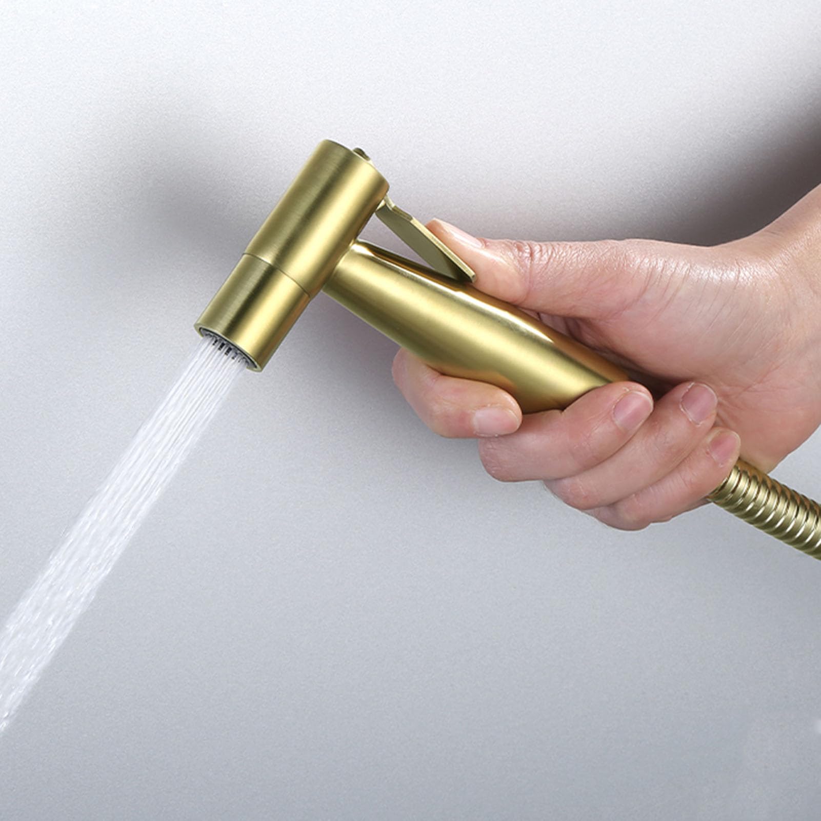 Douchette Bidet Toilette Yalsfowe - Laiton Doré 1,5m Hygiène Personnelle