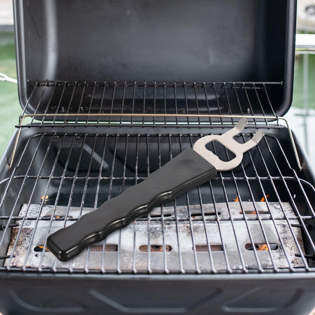 Bowl Clip Heat Insulation Dish Gripper Multi-purpose Bbq Grill Lifter Tool for Hot Plates and Bowls Non-slip Plate Clamp with Bottle Opener