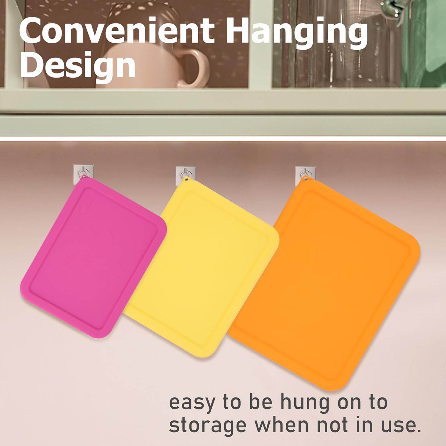 11 Cup Rectangle Silicone Storage Cover Lids Replacement for Pyrex 7212-PC Glass Bowls, (Container not Included) 2 Pack, Microwave, Dishwasher and Freezer Safe - Image 6