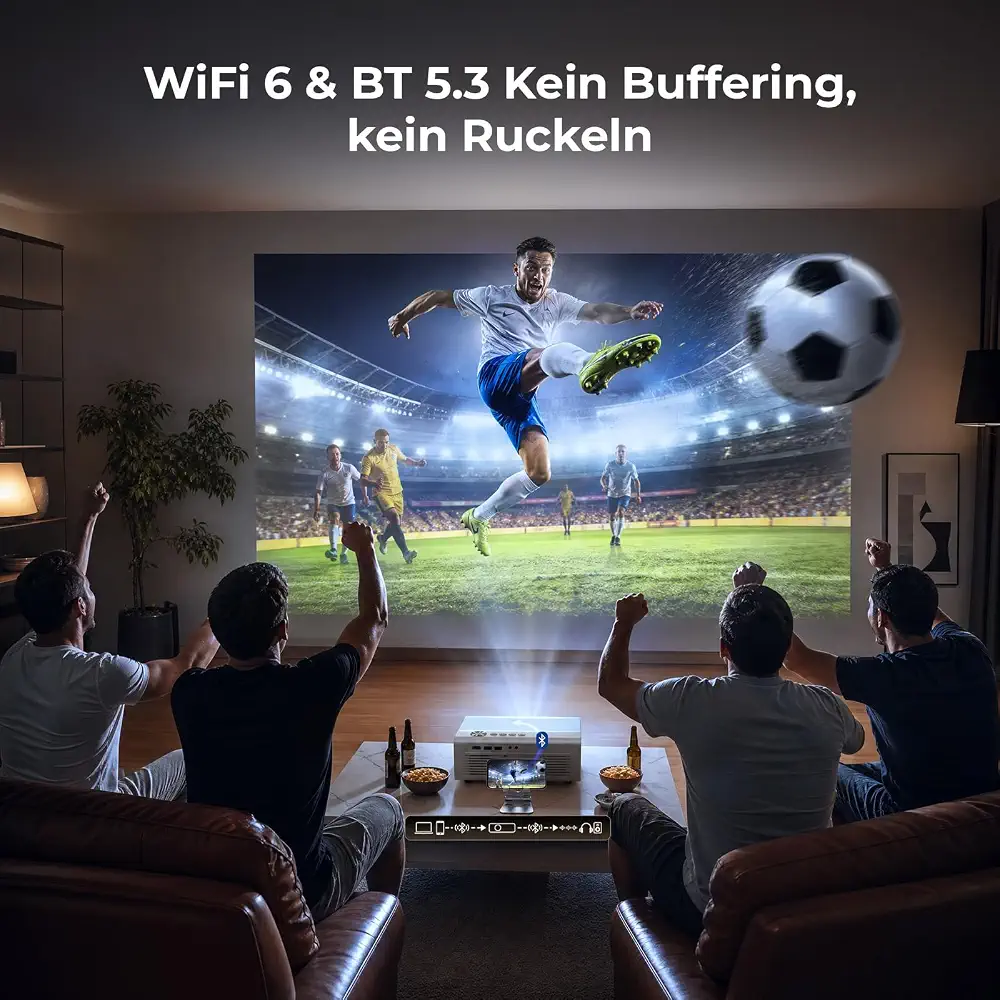 Smart-Beamer mit Autofokus, Streaming-Apps und WLAN, Foto 6