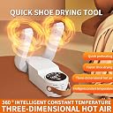Drumstone (𝐄𝐱𝐥𝐮𝐬𝐢𝐯𝐞 𝟐𝟎 𝐘𝐞𝐚𝐫𝐬 𝐰𝐚𝐫𝐫𝐚𝐧𝐭𝐲) Smart Electric Shoe Dryer with Constant Temperature Hot Air Circulation for Shoes, Gloves & Boots, Fast Drying Appliance for Home gallery image