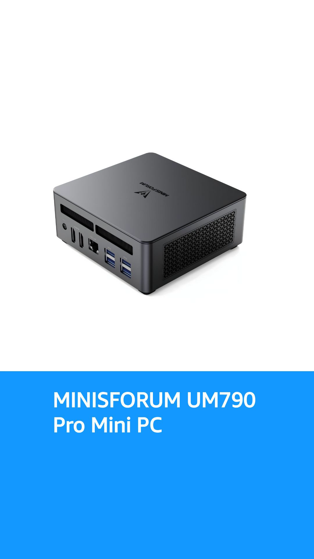 MINISFORUM UM790 Pro Mini PC AMD Ryzen 9 7940HS(8C/16T, up to 5.2